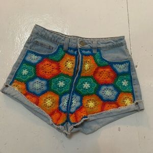 Farm rio knit shorts size s